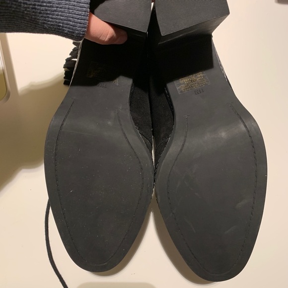 Tory Burch lamb fur lined heeled boots - Picture 6 of 8